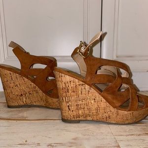 Thalia Sodi Saddle Wedges